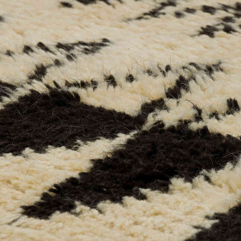New Moroccan Style Hand-Knotted Tulu Rug - 3' 4" x 3' 3" (40" x 39") - K0072959