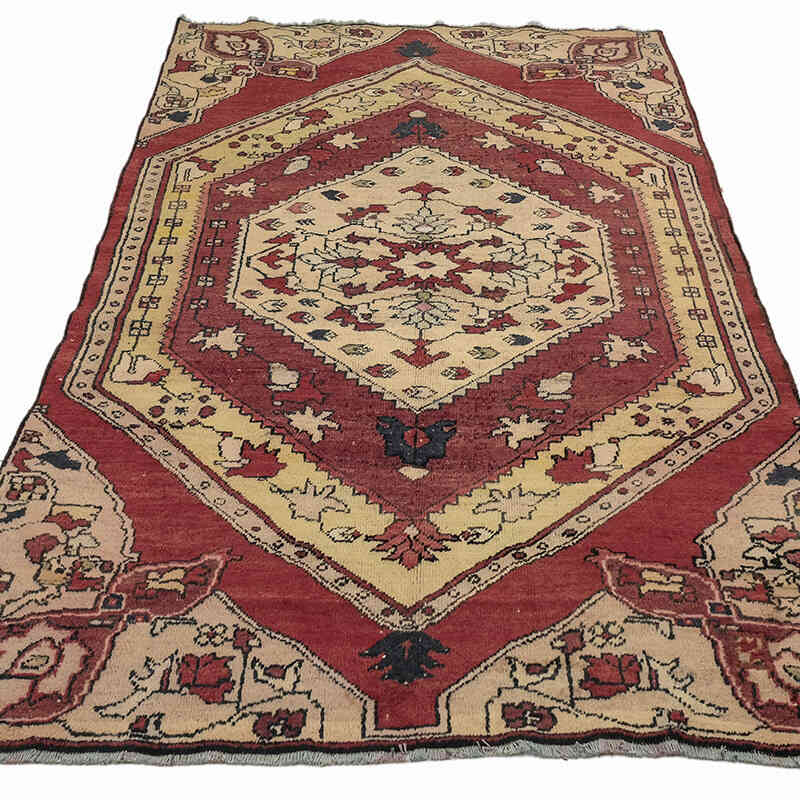 Vintage Turkish Hand-Knotted Rug - 4' 4" x 8' 1" (52" x 97") - K0072961
