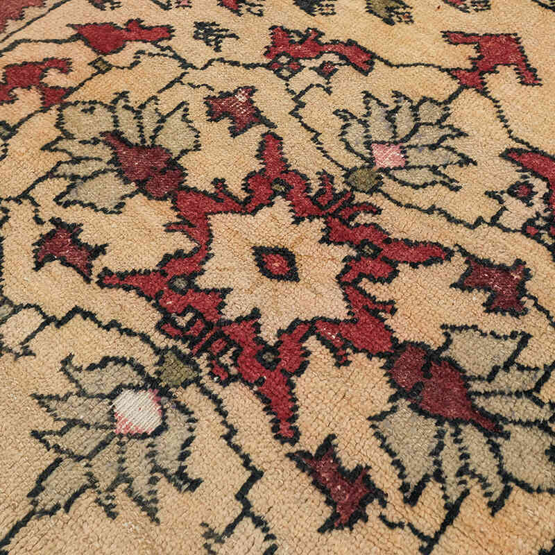 Vintage Turkish Hand-Knotted Rug - 4' 4" x 8' 1" (52" x 97") - K0072961
