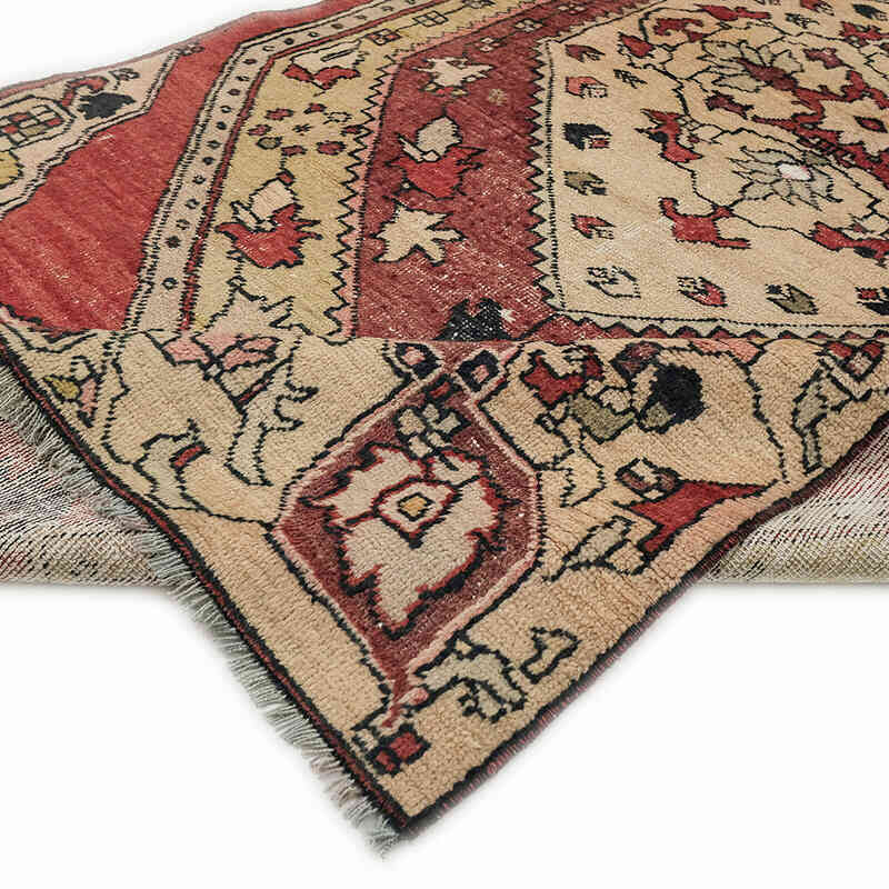 Vintage Turkish Hand-Knotted Rug - 4' 4" x 8' 1" (52" x 97") - K0072961