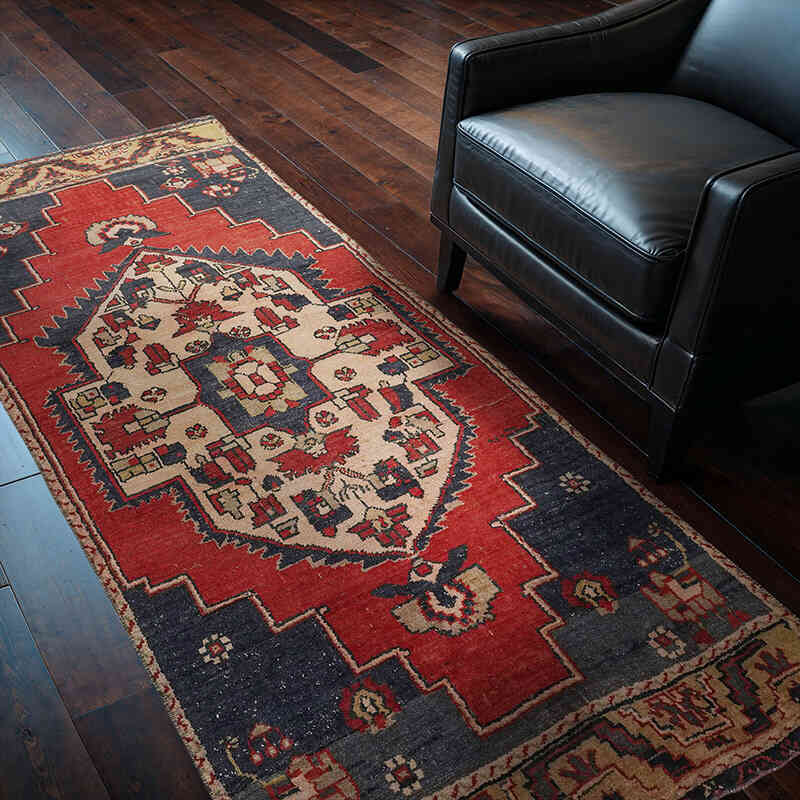 El Dokuma Vintage Hali - 100 cm x 215 cm - K0072962