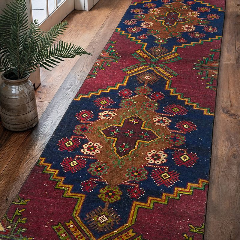 Vintage Anadolu Yolluk - 84 cm x 310 cm - K0072964