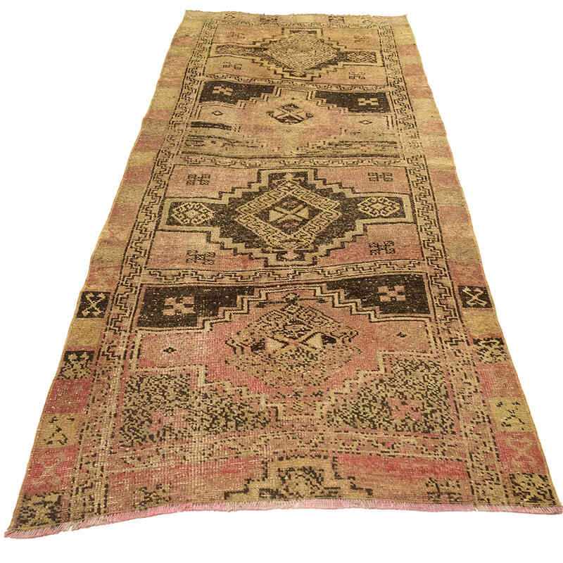 Alfombra Turca Vintage De Pasillo - 107 cm x 254 cm - K0072967