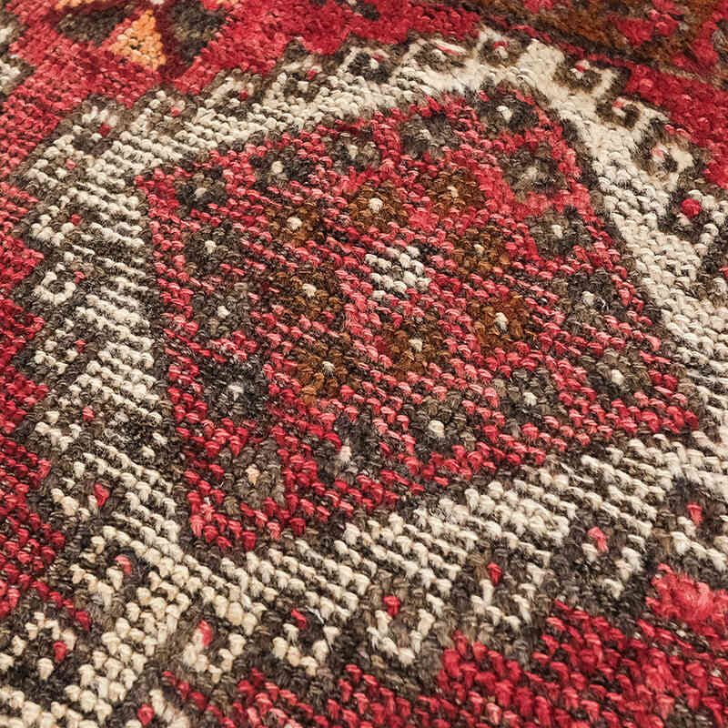 Alfombra Vintage Turca Anudada a Mano - 90 cm x 202 cm - K0072968