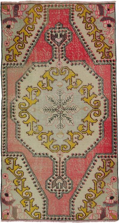 Vintage Turkish Hand-Knotted Rug - 3' 7" x 6' 6" (43" x 78")