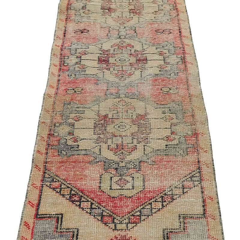 Vintage Turkish Hand-Knotted Runner - 2'  x 8' 10" (24" x 106") - K0072975
