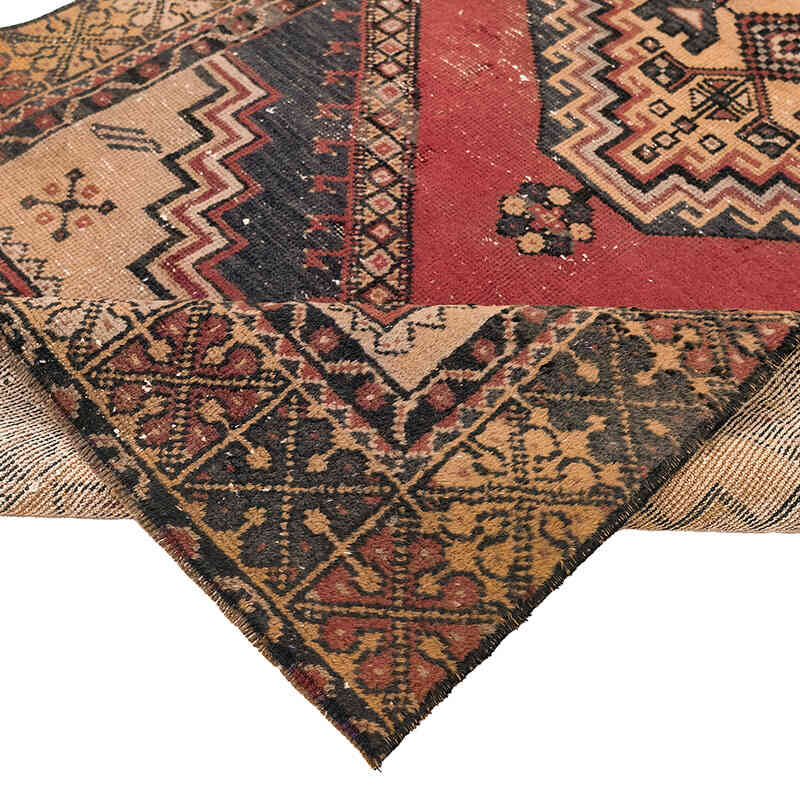 Alfombra Vintage Turca Anudada a Mano - 96 cm x 182 cm - K0072977