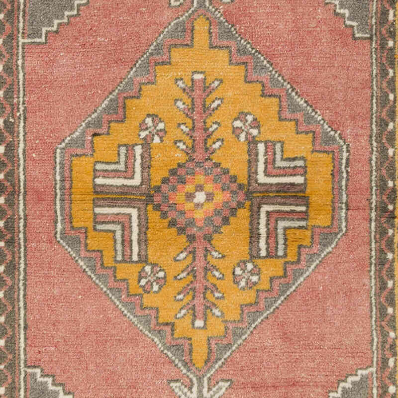 Alfombra Vintage Turca Anudada a Mano - 98 cm x 178 cm - K0072980