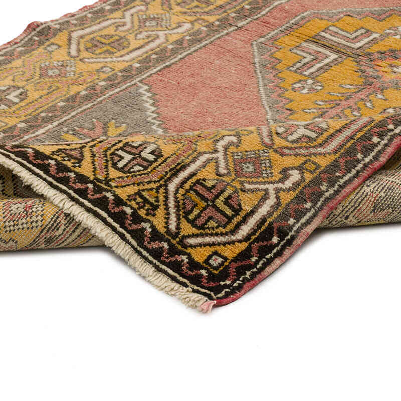 Alfombra Vintage Turca Anudada a Mano - 98 cm x 178 cm - K0072980