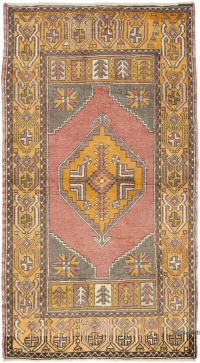 Vintage Turkish Hand-Knotted Rug - 3' 3" x 5' 10" (39" x 70")
