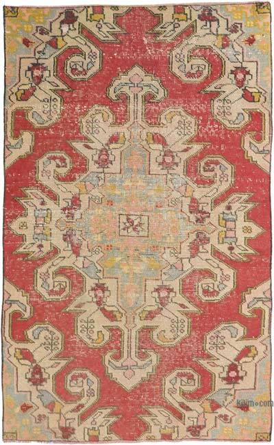 Vintage Turkish Hand-Knotted Rug - 3' 8" x 6' 1" (44" x 73")