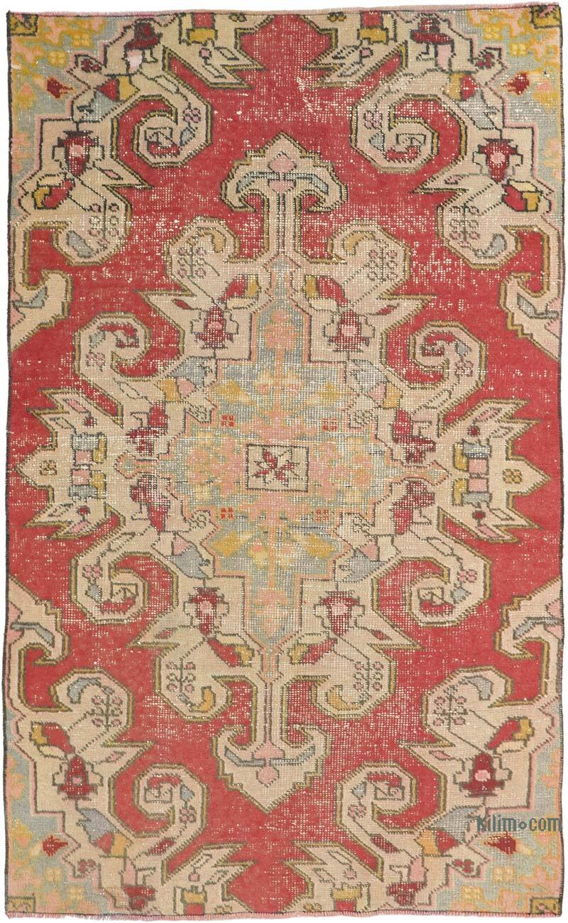 Vintage Turkish Hand-Knotted Rug - 3' 8" x 6' 1" (44" x 73") - K0072986
