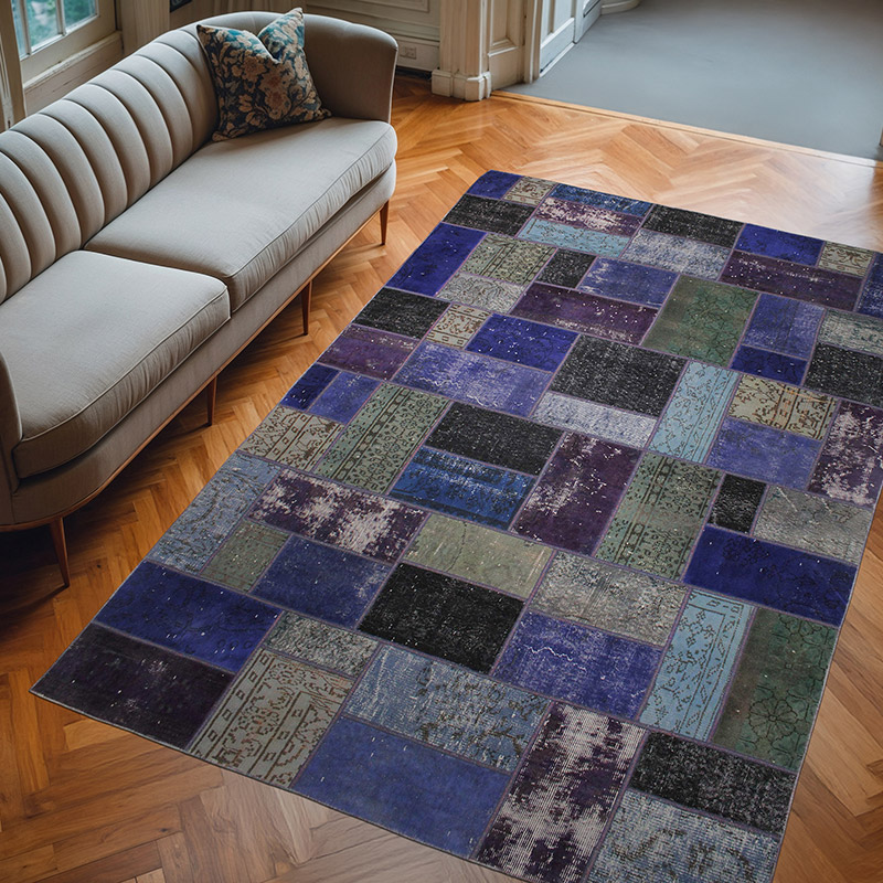 Alfombra Turca de Retazos - 196 cm x 300 cm - K0072988
