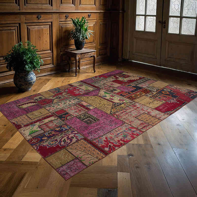 Alfombra Turca de Retazos - 165 cm x 241 cm - K0072993