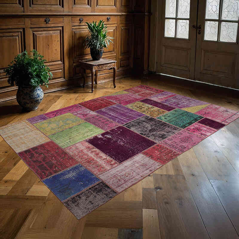 Alfombra Turca de Retazos - 172 cm x 257 cm - K0072999