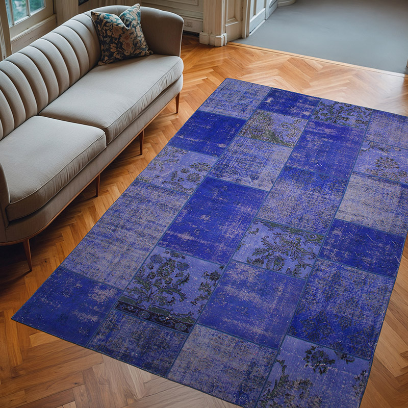Patchwork El Dokuma Halı - 200 cm x 303 cm - K0073001