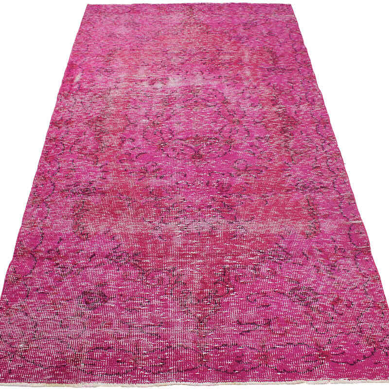 Boyalı El Dokuma Vintage Halı - 148 cm x 277 cm - K0073012
