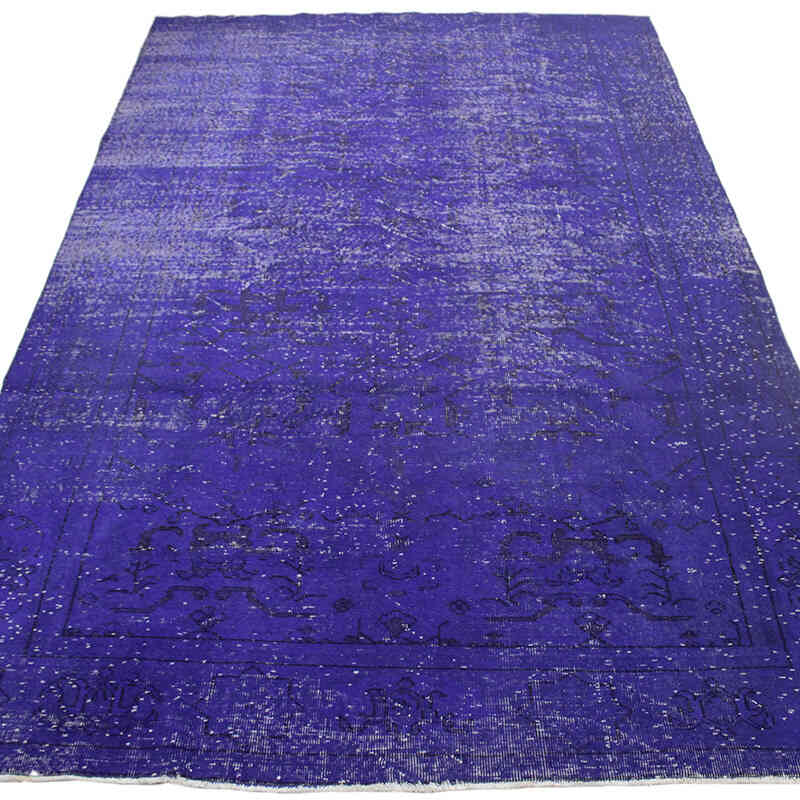 Boyalı El Dokuma Vintage Halı - 208 cm x 329 cm - K0073013