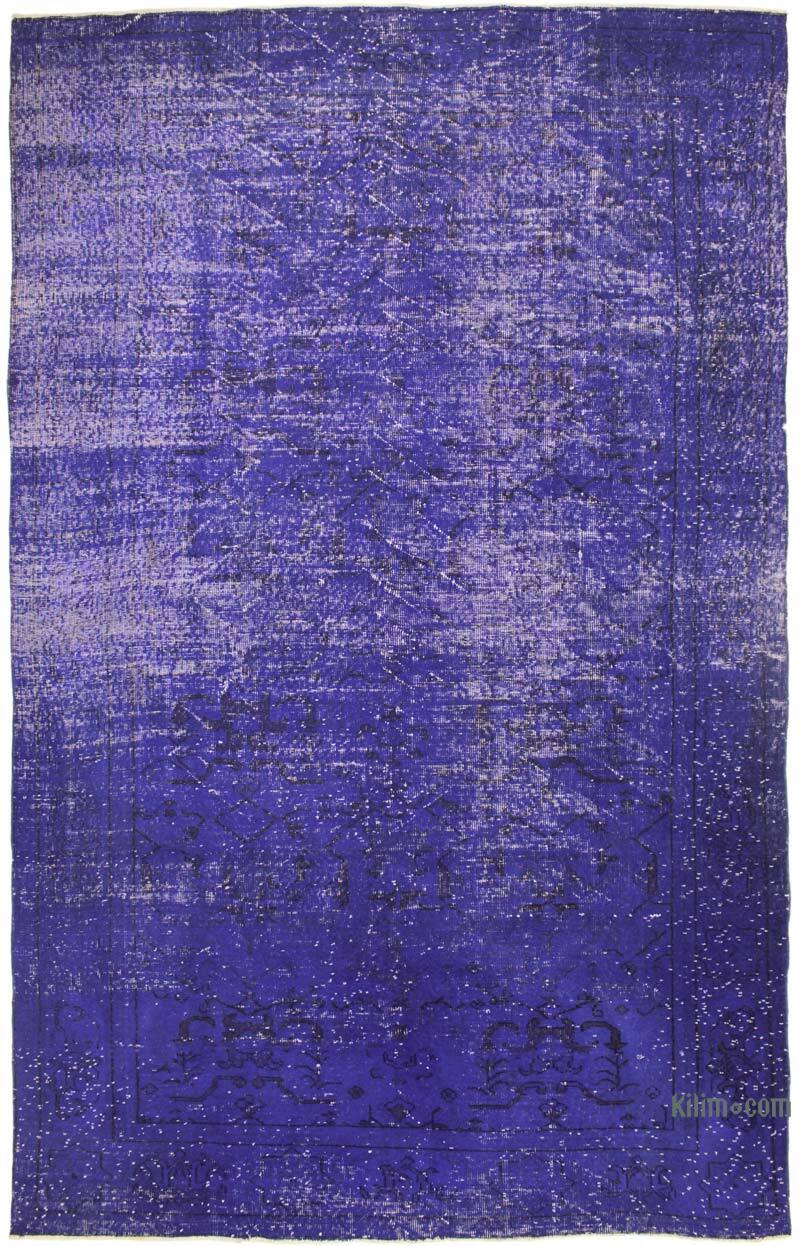 Boyalı El Dokuma Vintage Halı - 208 cm x 329 cm - K0073013