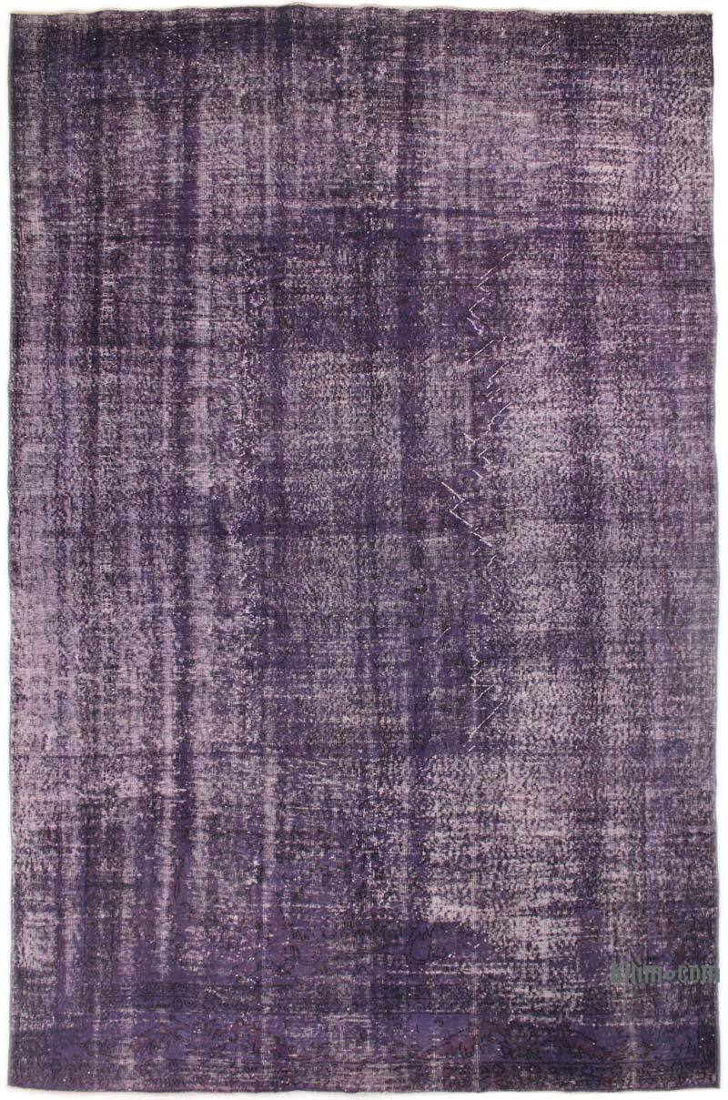 Boyalı El Dokuma Vintage Halı - 203 cm x 320 cm - K0073018