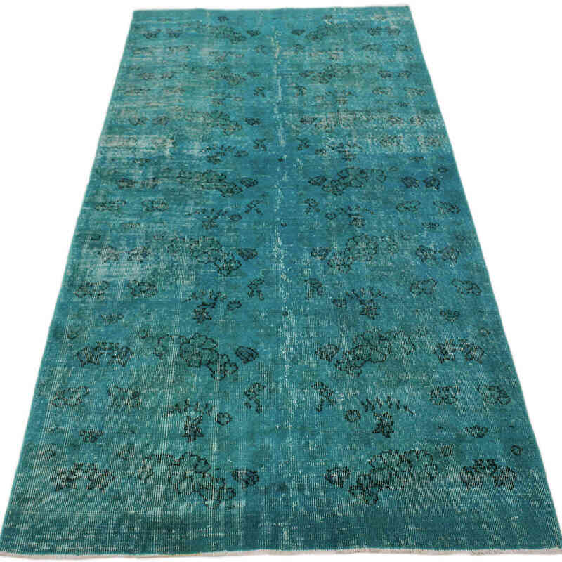 Alfombra Turca Vintage Sobre-teñida - 120 cm x 244 cm - K0073025