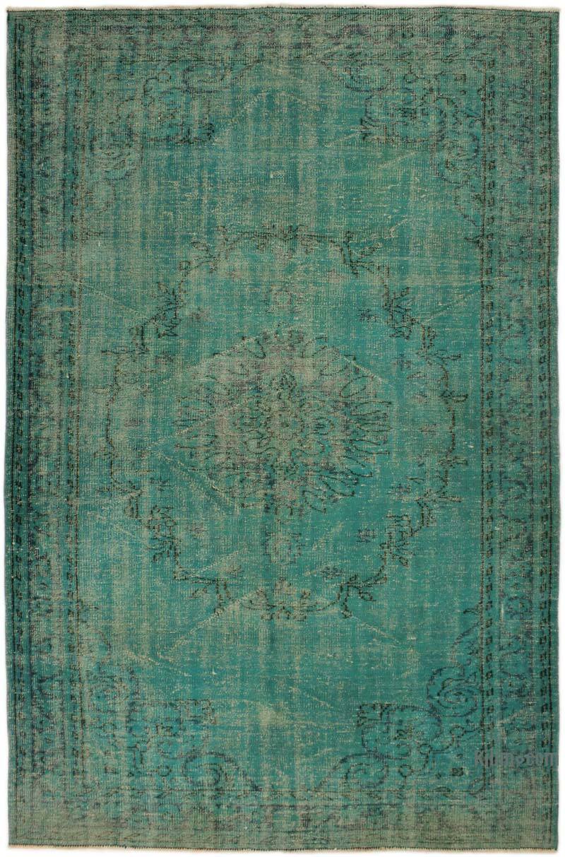 Boyalı El Dokuma Vintage Halı - 184 cm x 284 cm - K0073026