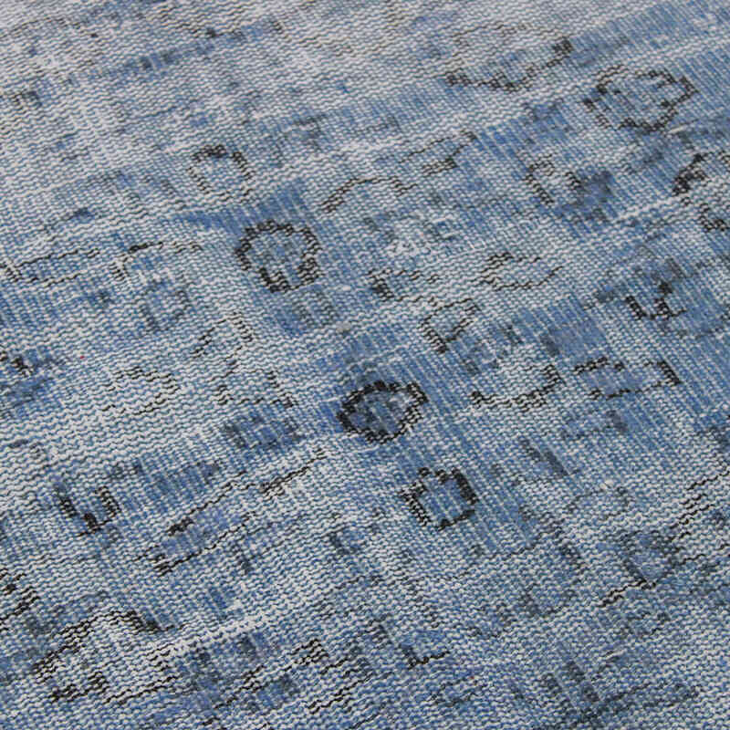 Over-dyed Vintage Hand-Knotted Turkish Rug - 5' 4" x 8' 6" (64" x 102") - K0073028