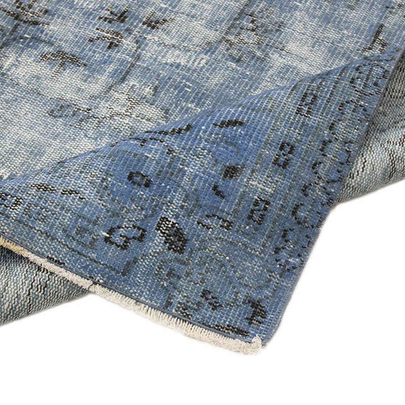 Over-dyed Vintage Hand-Knotted Turkish Rug - 5' 4" x 8' 6" (64" x 102") - K0073028