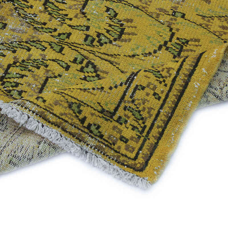 Over-dyed Vintage Hand-Knotted Turkish Rug - 4' 9" x 7' 9" (57" x 93") - K0073031