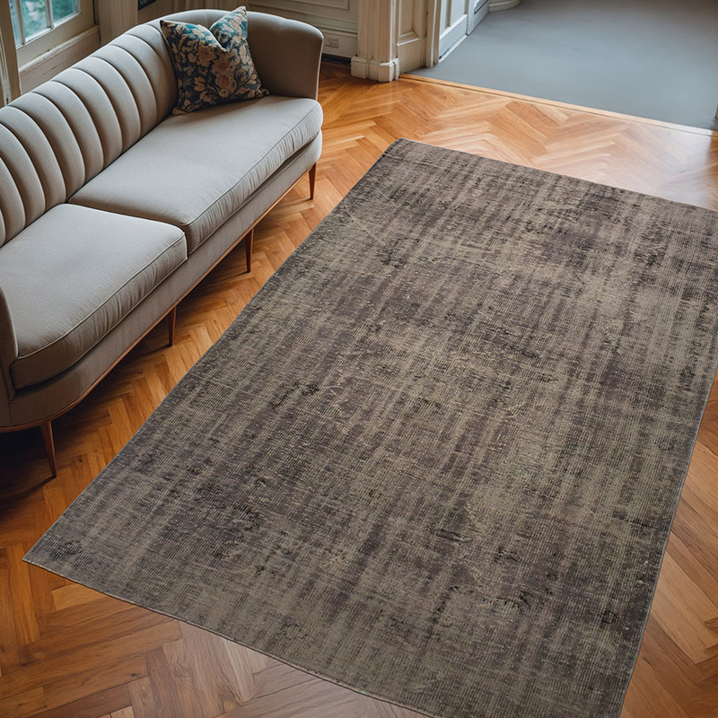 Boyalı El Dokuma Vintage Halı - 180 cm x 280 cm - K0073035
