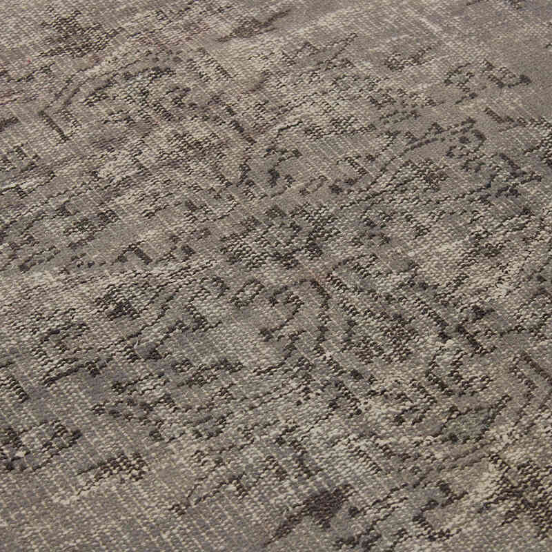 Over-dyed Vintage Hand-Knotted Turkish Rug - 5' 9" x 9' 3" (69" x 111") - K0073036