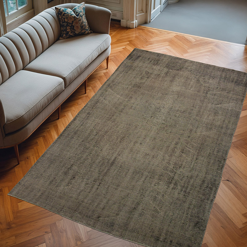 Alfombra Turca Vintage Sobre-teñida - 195 cm x 313 cm - K0073039
