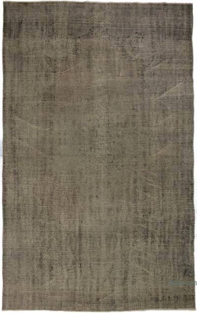 Over-dyed Vintage Hand-Knotted Turkish Rug - 6' 5" x 10' 3" (77" x 123")