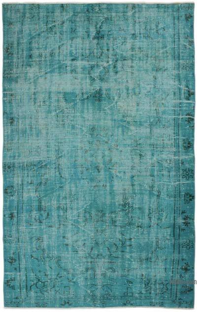 Alfombra Turca Vintage Sobre-teñida - 172 cm x 275 cm