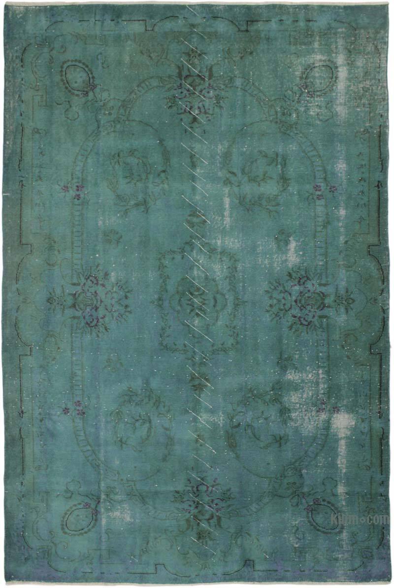 Boyalı El Dokuma Vintage Halı - 188 cm x 283 cm - K0073049