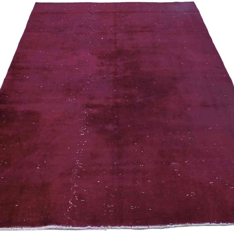 Over-dyed Vintage Hand-Knotted Turkish Rug - 4' 9" x 8' 2" (57" x 98") - K0073058