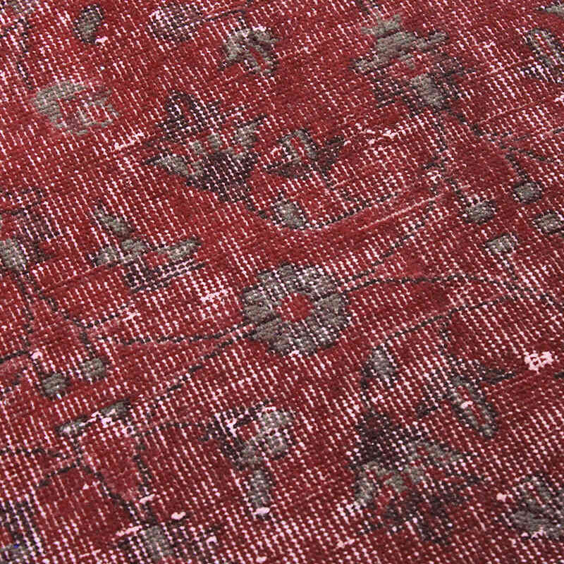 Over-dyed Vintage Hand-Knotted Turkish Rug - 4' 11" x 9' 3" (59" x 111") - K0073062