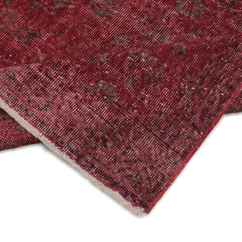 Over-dyed Vintage Hand-Knotted Turkish Rug - 4' 11" x 9' 3" (59" x 111") - K0073062