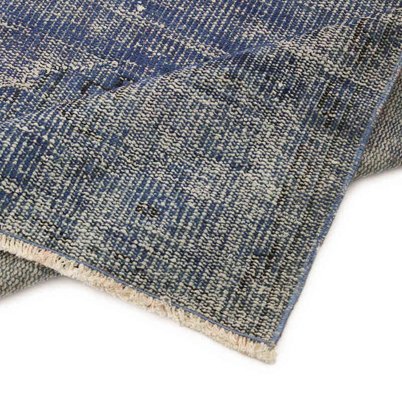 Over-dyed Vintage Hand-Knotted Turkish Rug - 5' 10" x 8' 6" (70" x 102") - K0073065