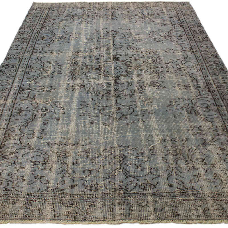 Boyalı El Dokuma Vintage Halı - 172 cm x 282 cm - K0073066