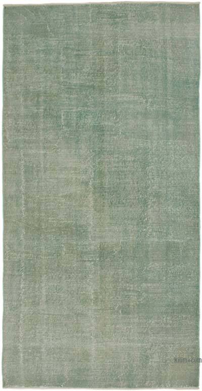 Over-dyed Vintage Hand-Knotted Turkish Rug - 4' 10" x 9' 7" (58" x 115")