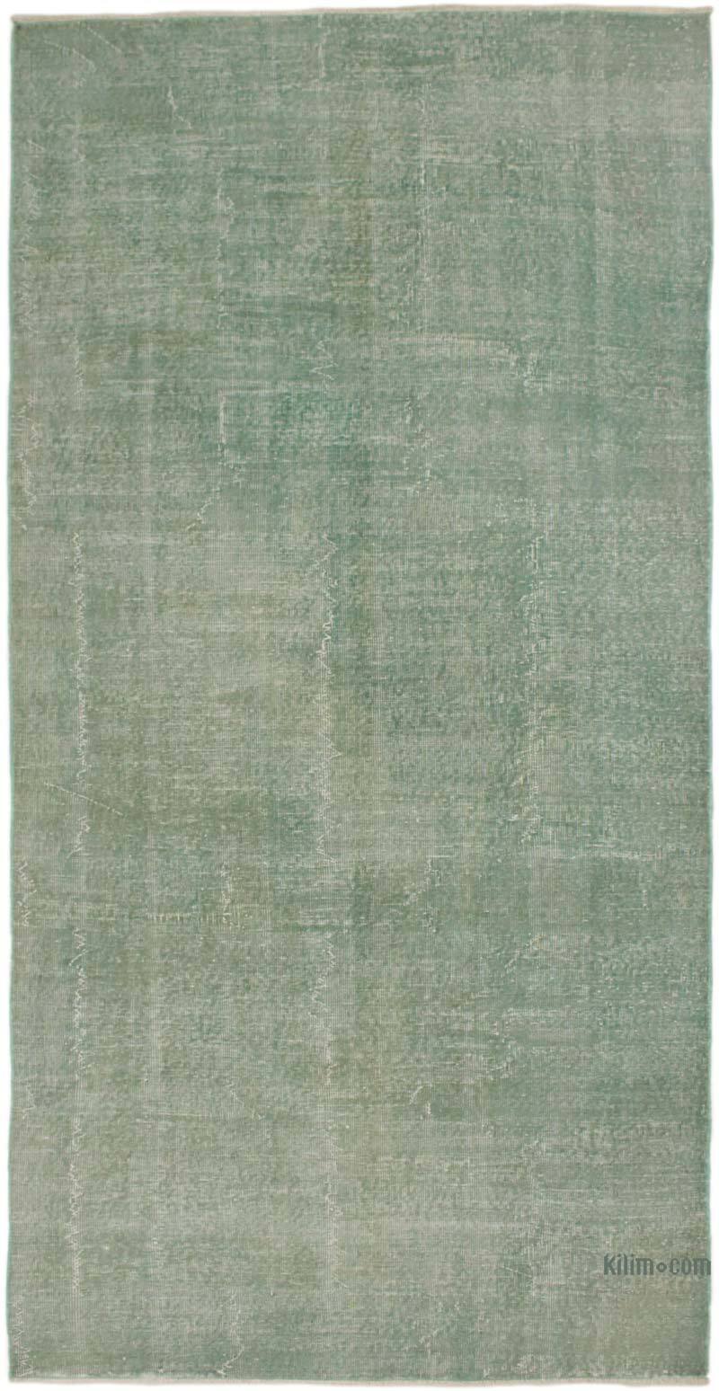 Boyalı El Dokuma Vintage Halı - 147 cm x 292 cm - K0073067