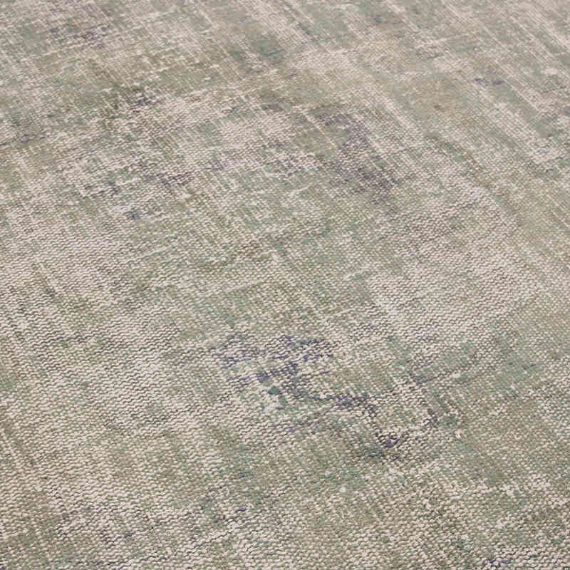 Over-dyed Vintage Hand-Knotted Turkish Rug - 5' 6" x 8' 11" (66" x 107") - K0073069