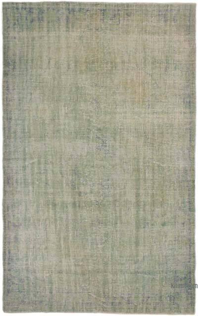 Over-dyed Vintage Hand-Knotted Turkish Rug - 5' 6" x 8' 11" (66" x 107")