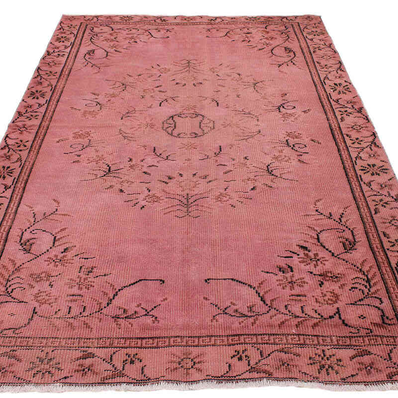Boyalı El Dokuma Vintage Halı - 163 cm x 248 cm - K0073078