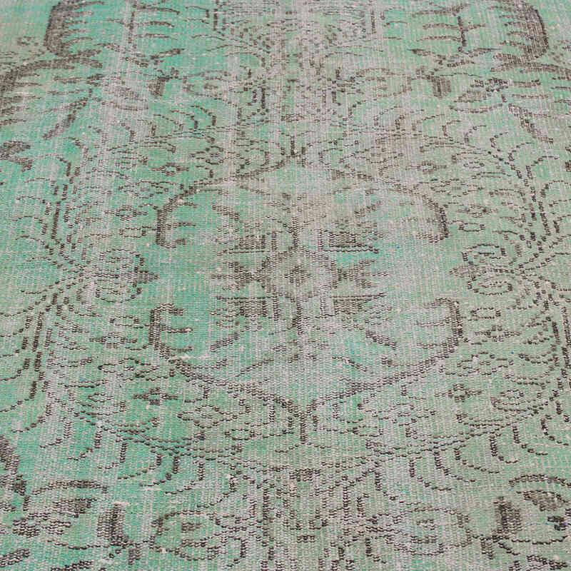 Over-dyed Vintage Hand-Knotted Turkish Rug - 5' 11" x 9' 3" (71" x 111") - K0073082