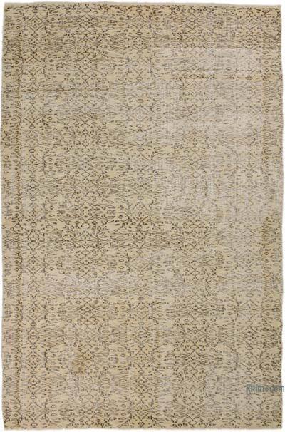 Vintage Turkish Hand-Knotted Rug - 5' 4" x 8' 2" (64" x 98")