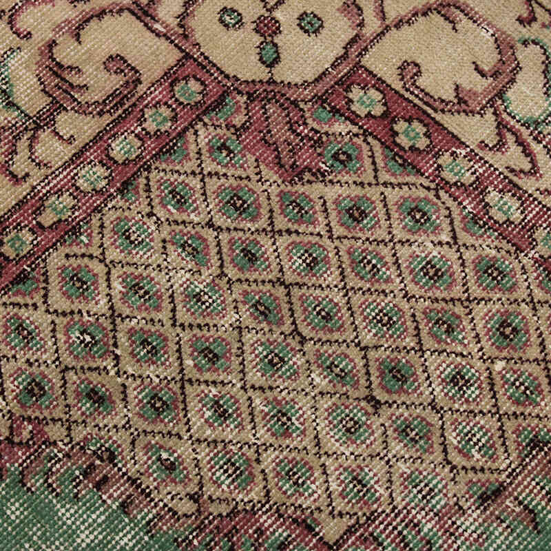 El Dokuma Vintage Halı - 196 cm x 290 cm - K0073091