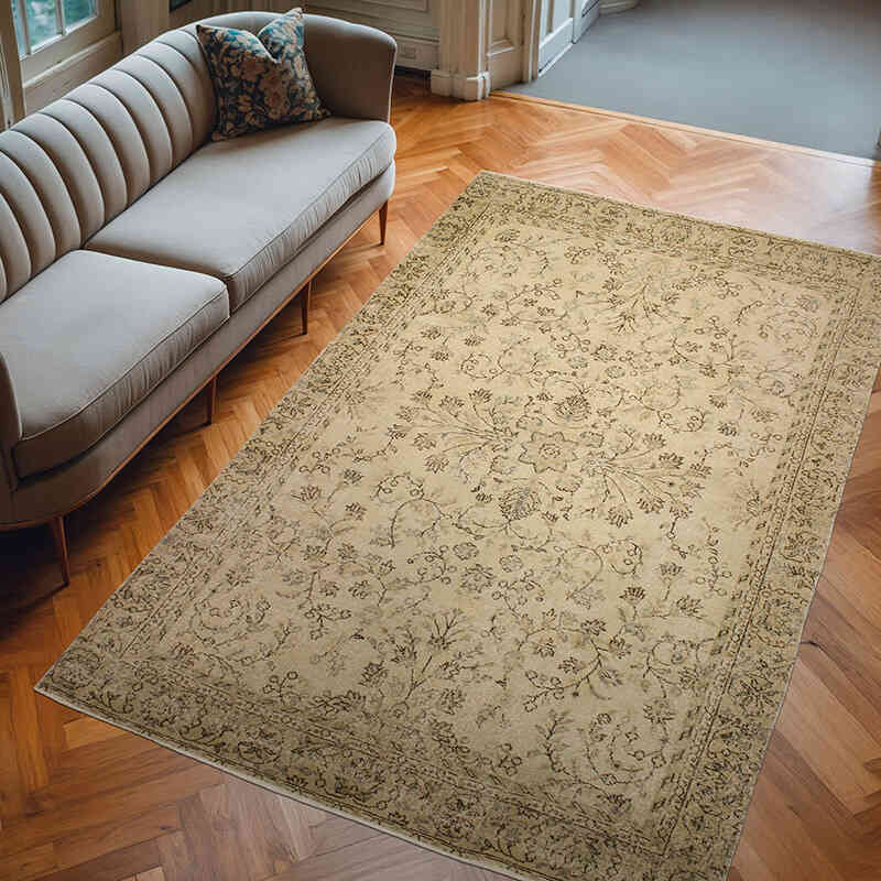 El Dokuma Vintage Halı - 181 cm x 288 cm - K0073092