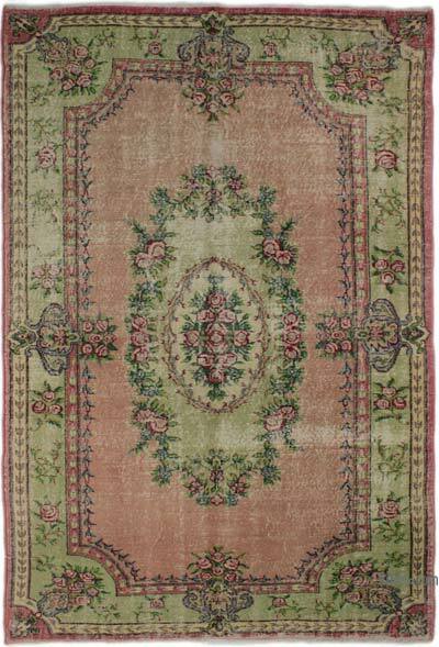 Vintage Turkish Hand-Knotted Rug - 5' 9" x 8' 5" (69" x 101")
